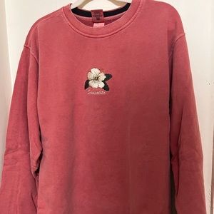 Vintage Crazy Shirt "Sausalito" Hibiscus Dyed Crewneck